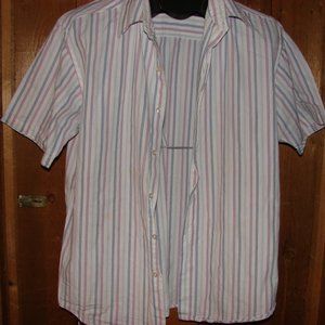 PX Men's Stripped Dress Shirt Sz. Medium